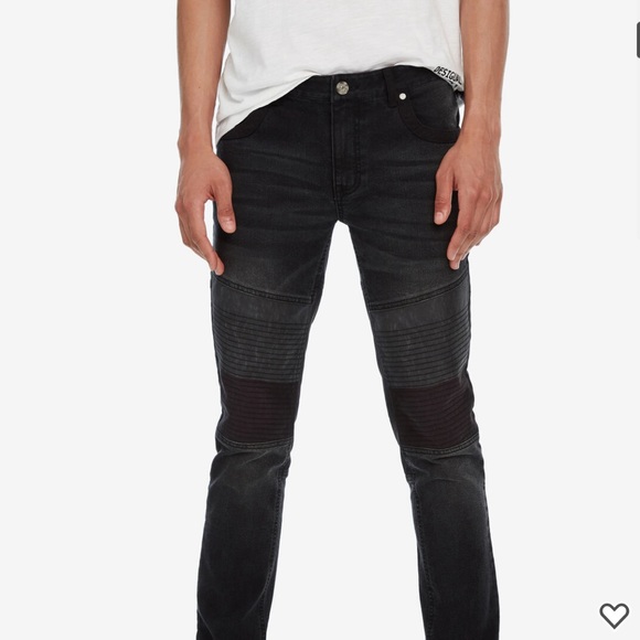 NWT - Desigual Men’s Patchwork Slim Straight Jeans - Size 36 - Picture 2 of 13